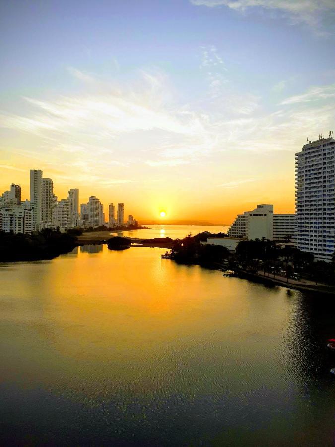 Aparta Estudio Confortable Vista Al Mar Cartagena Eksteriør bilde